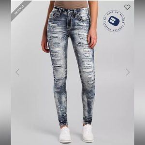 BKE Rock Revival Mid-Rise Skinny Jeans